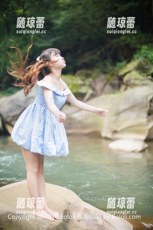 菠萝社 - 许诺Sabrina的双马尾：打开这个写真图库，你会发现什么是“真正的飘逸”！